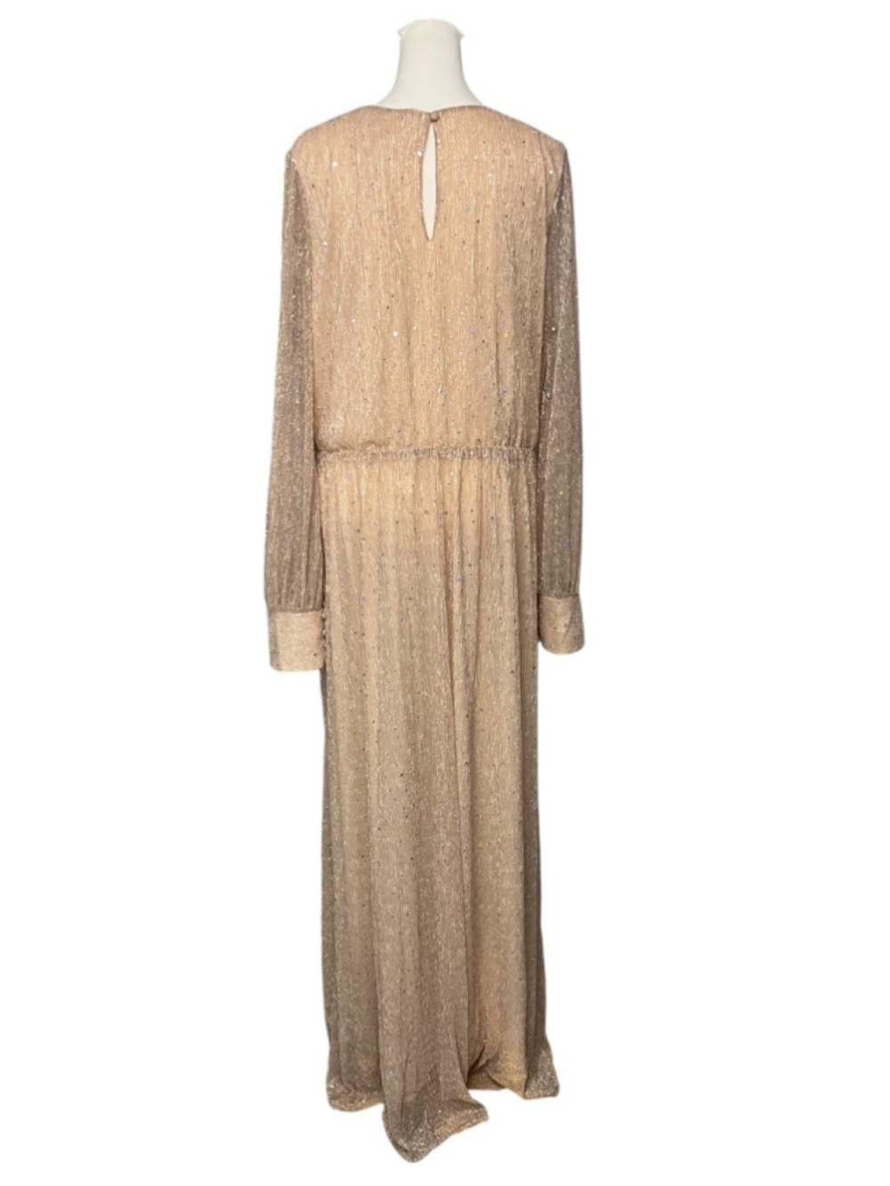 Baltic Born Abigail Blush Champagne Shimmer Maxi Dress Size XXXL NWT - Picture 7 of 10